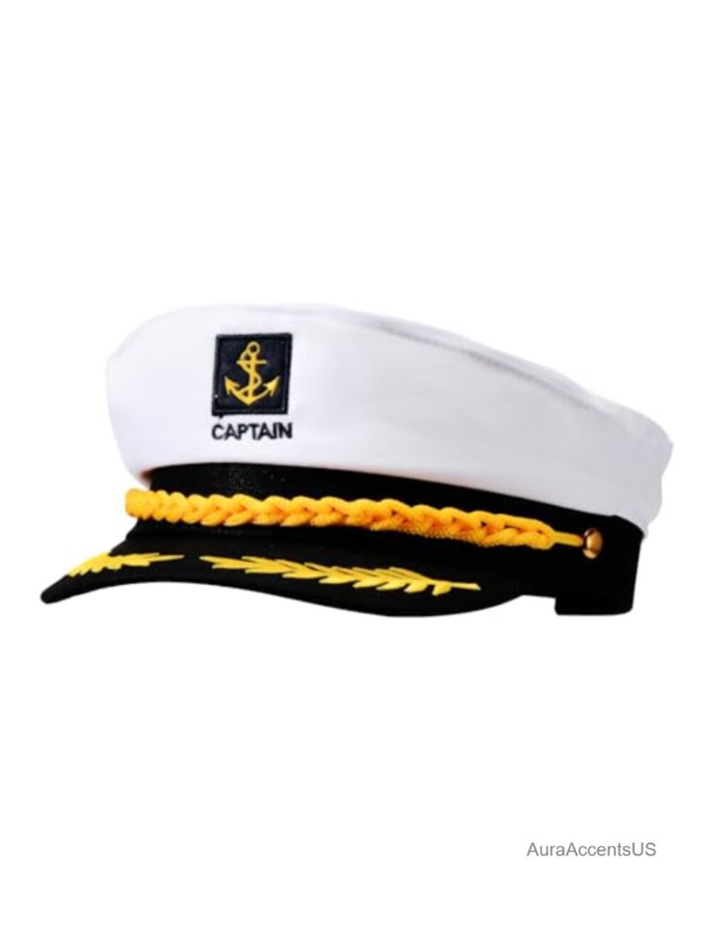 Yacht Captain Hat Sailor Hat Men Women Adjustable Nautical Cosplay